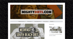 Desktop Screenshot of mightydiets.com